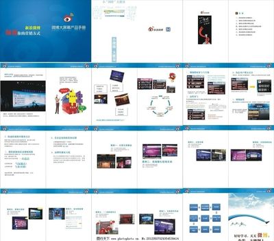 新浪微博業(yè)務(wù)營銷手冊藍(lán)色版圖片